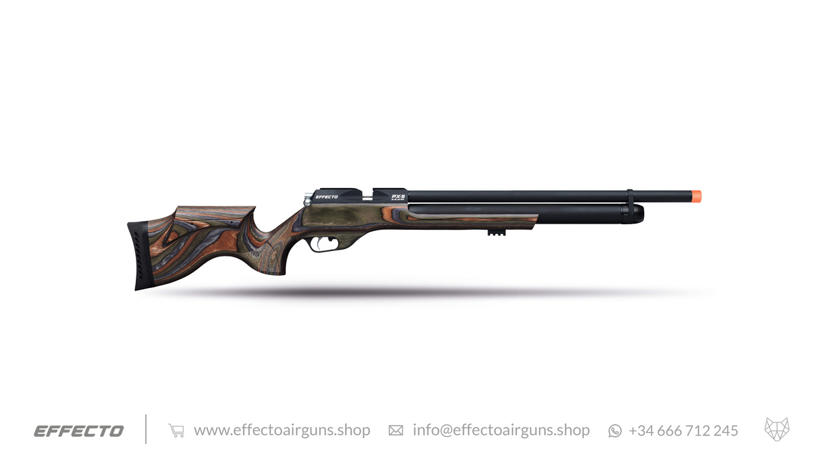 Airgun PX-5 in laminated green side view